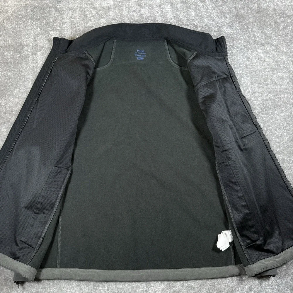 Polo Ralph Lauren Vest Men's 3XB Gray‎ Full Zip Stretch Outdoor Golf Performance
